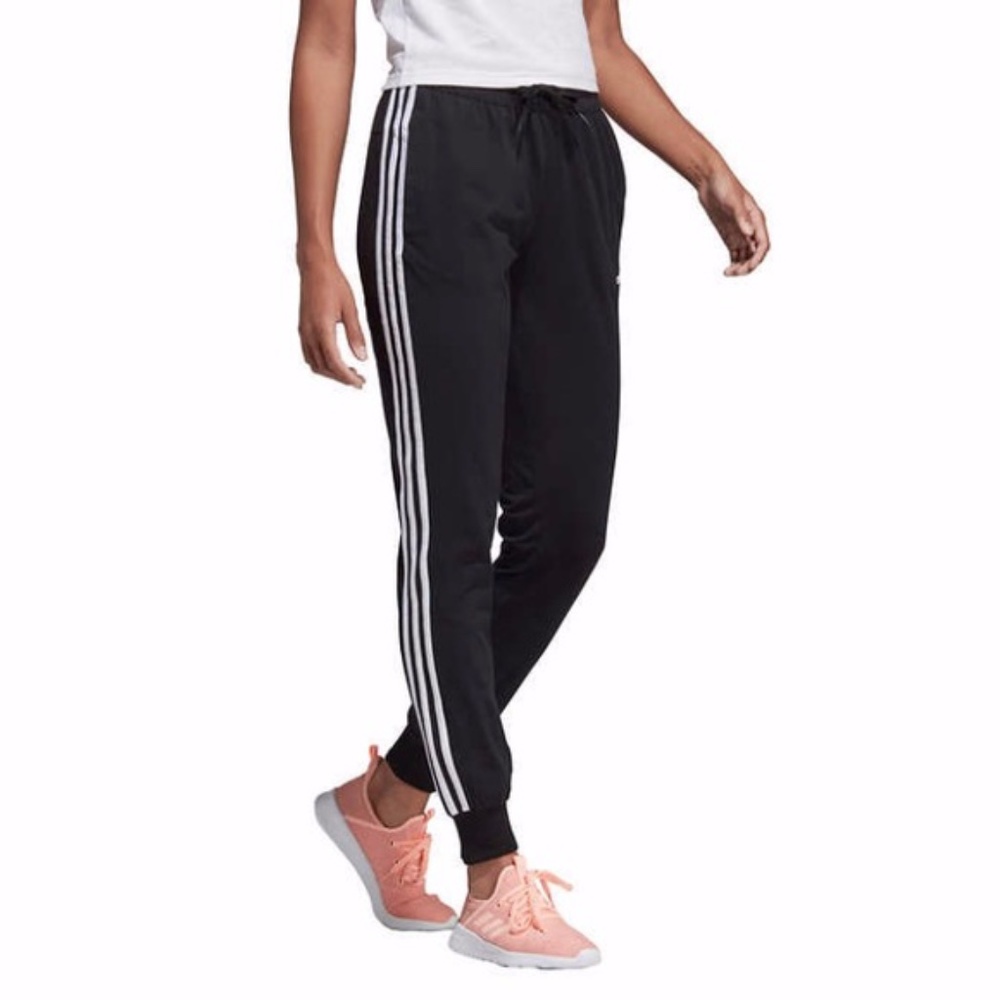 NWT ADIDAS French Terry Jogger  3-Stripe - Picture 2 of 3